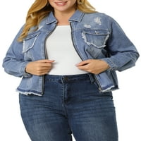 Blugi bootcut pentru femei Terra & Sky Plus Size